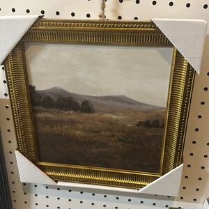 Prairie land artwork 12x12 new still has cardboard around edges